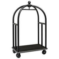 KLEIDERWAGEN in Schwarz 105/186/62 cm   - Schwarz, Trend, Holzwerkstoff/Kunststoff (105/186/62cm) - Kare-Design