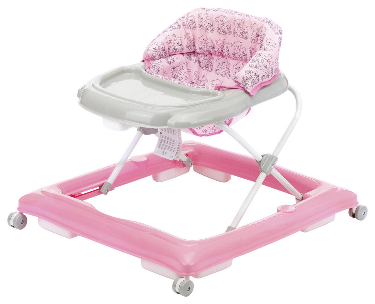 DUBAK - siva/ružičasta, Osnovno, metal/tekstil (65/62/60cm) - My Baby Lou