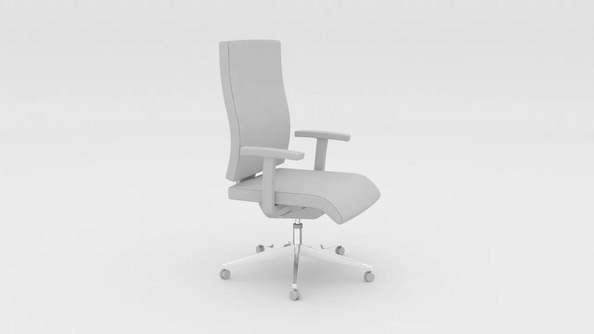 OTOČNÁ STOLIČKA, tkaná textília, čierna, chrómová - čierna/chrómová, Design, kov/textil (58/82-90/57cm) - Carryhome