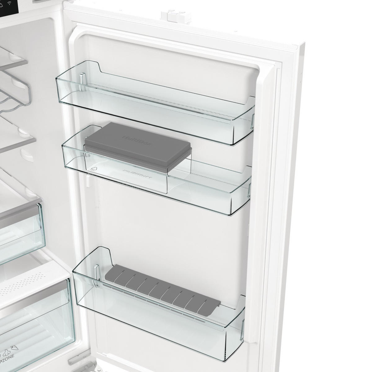 KÜHL-GEFRIER-KOMBINATION NRKI517D61WF  - Weiß, Trend, Metall (54/172,2/54,5cm) - Gorenje