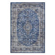 VINTAGE-TEPPICH 160/230/230 cm Asya Creme, Dunkelblau  - Creme/Dunkelblau, Design, Kunststoff/Textil (160/230/230cm) - Novel