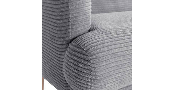SITZBANK FREDERICO - Eichefarben/Anthrazit, Design, Holz/Textil (170/83/70cm) - Landscape