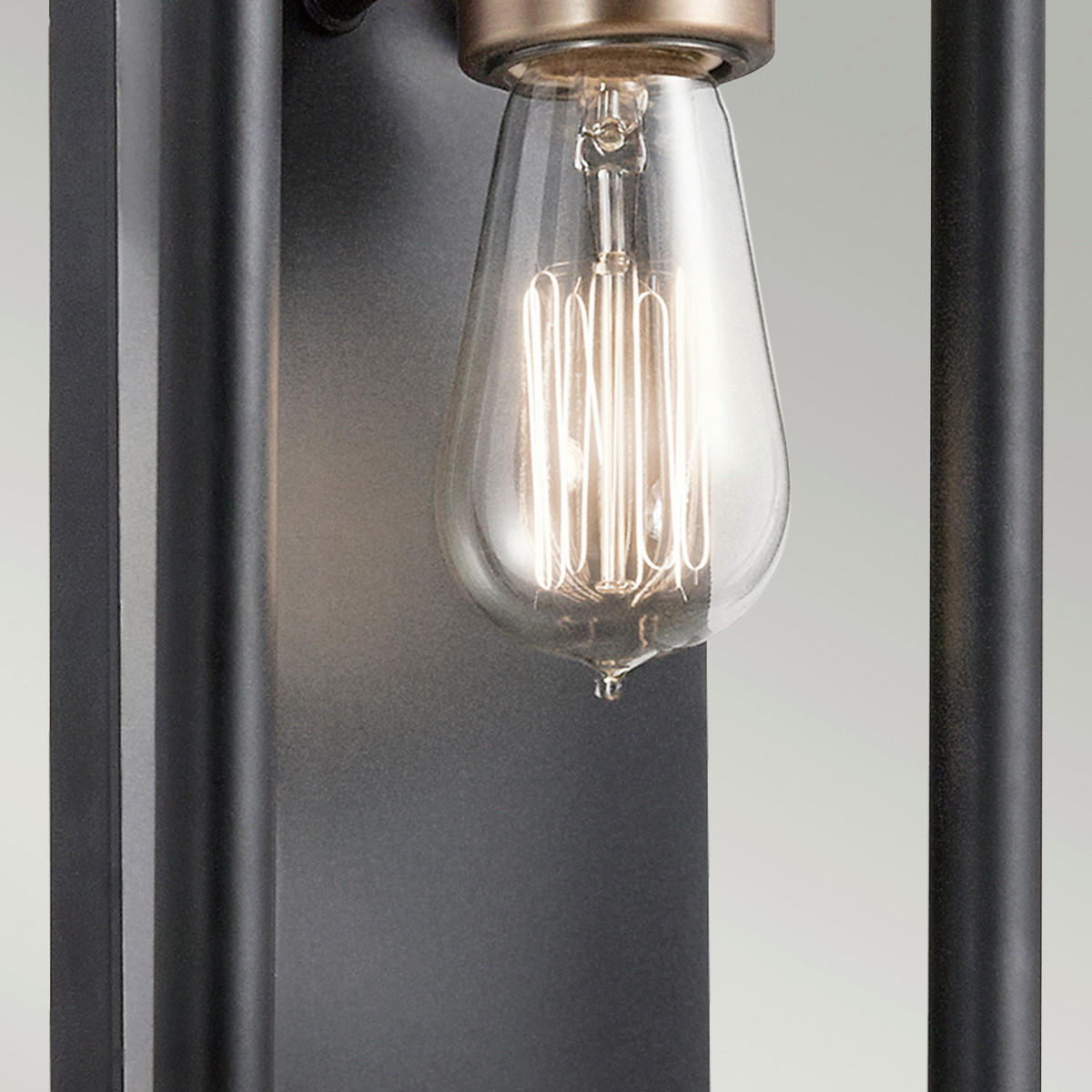 WANDLEUCHTE Elstead Imahn 17,1/10,6/30,5 cm   - Messingfarben/Schwarz, KONVENTIONELL, Metall (17,1/10,6/30,5cm) - Elstead Lighting