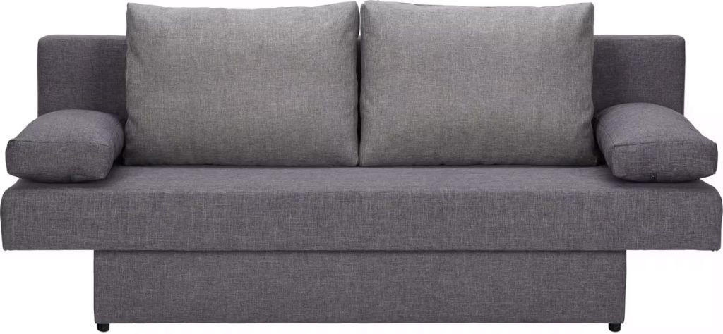 TROSJED NA RAZVLAČENJE tekstil  siva, tamno siva    - siva/tamno siva, Design, tekstil/plastika (190/80/90cm) - Carryhome