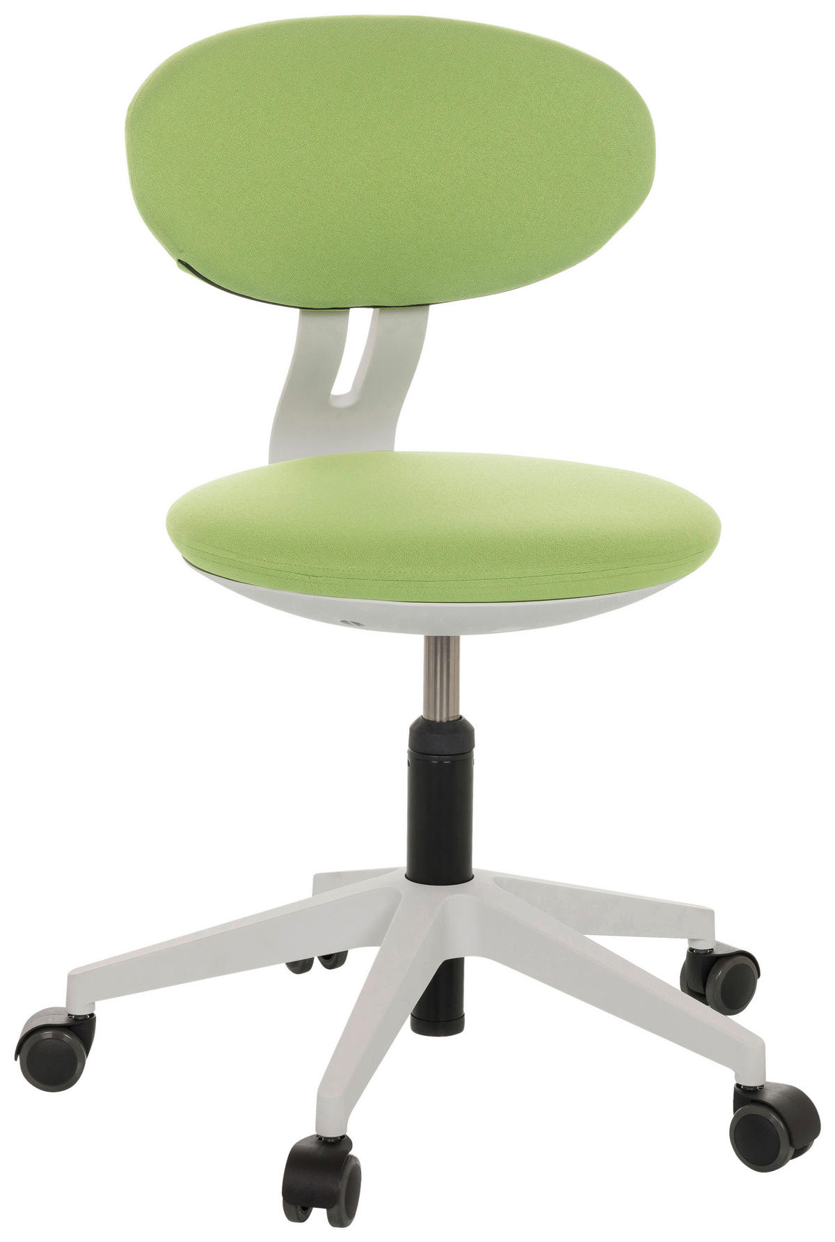 JUGENDDREHSTUHL  in Grün  - Weiß/Grün, Basics, Kunststoff/Textil (42/66-87/52cm) - MID.YOU