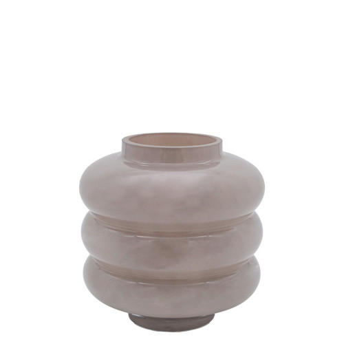VASE  - Grau, Basics, Glas (18/18cm)