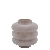 VASE  - Grau, Basics, Glas (18/18cm)