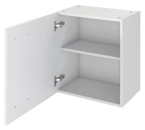 KÜCHENOBERSCHRANK 50/54/32 cm  in Weiß  - Alufarben/Weiß, KONVENTIONELL, Holzwerkstoff/Kunststoff (50/54/32cm) - FlexWell