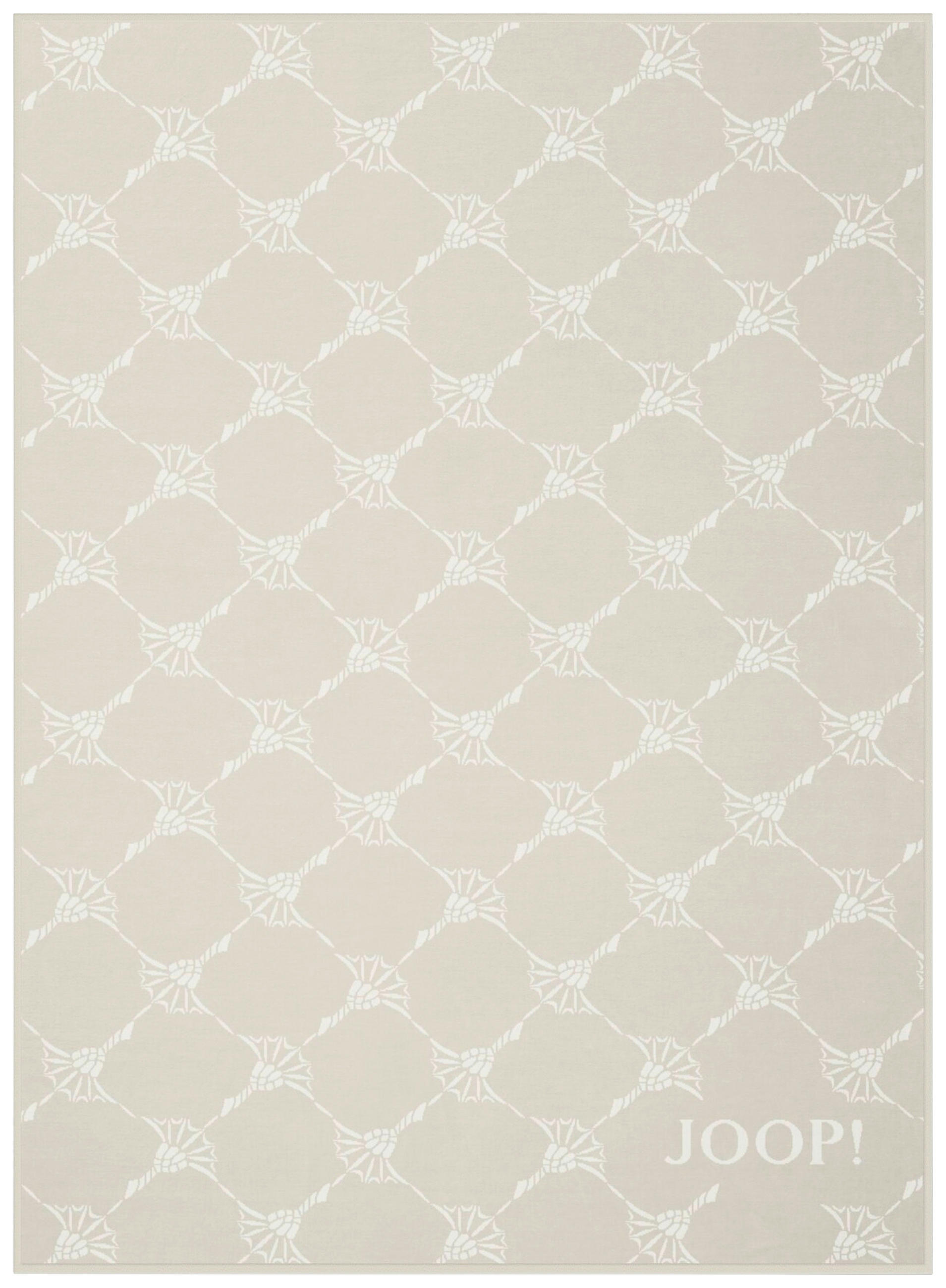 DECKE 125/170 cm  - Sandfarben/Weiß, Basics, Textil (125/170cm) - Joop!