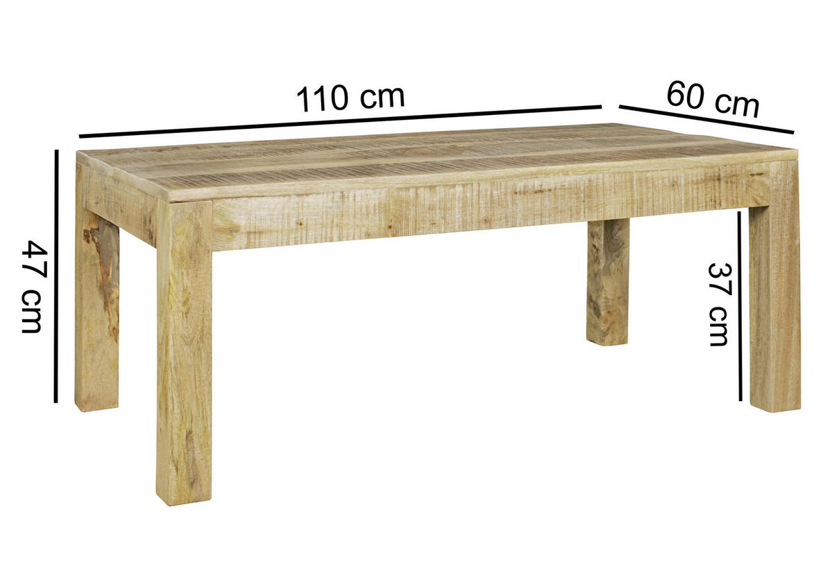 KONFERENČNÝ STOLÍK, hnedá, drevo, 110/60/47 cm - hnedá, Design, drevo (110/60/47cm) - MID.YOU