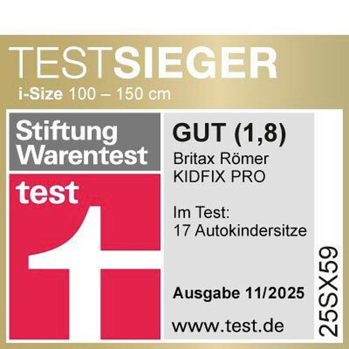 KINDERAUTOSITZ Kidfix Pro  - Greige/Hellgrau, Basics, Kunststoff/Textil (48/83/42cm) - Britax Römer