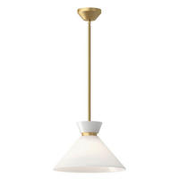 HÄNGELEUCHTE 22,9/35,8 cm  - Goldfarben, KONVENTIONELL, Glas/Metall (22,9/35,8cm) - Elstead Lighting