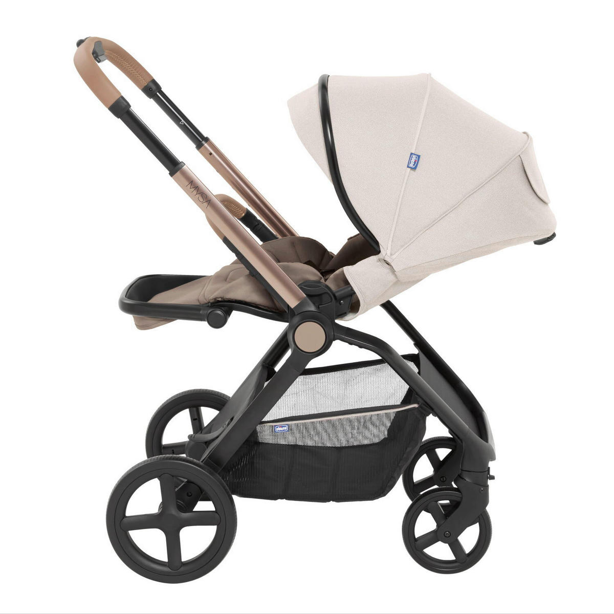 BUGGY MYSA  - Beige, Basics, Textil/Metall (56/89/92-108cm) - Chicco