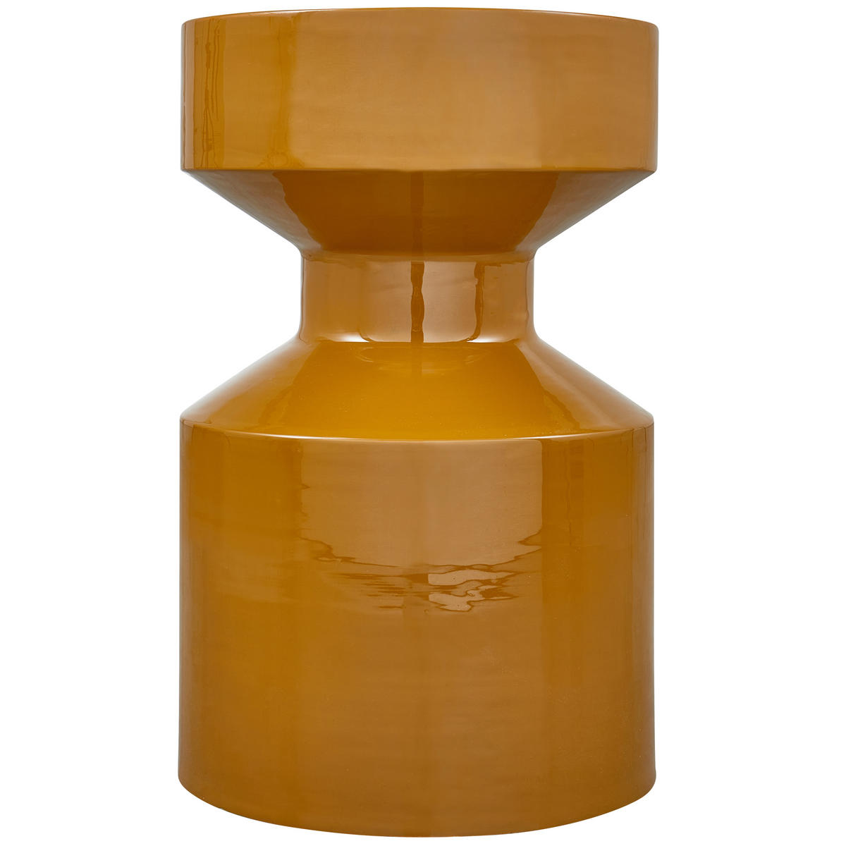 BEISTELLTISCH in Metall 30/30/47 cm  - Honig, Design, Metall (30/30/47cm) - Livetastic