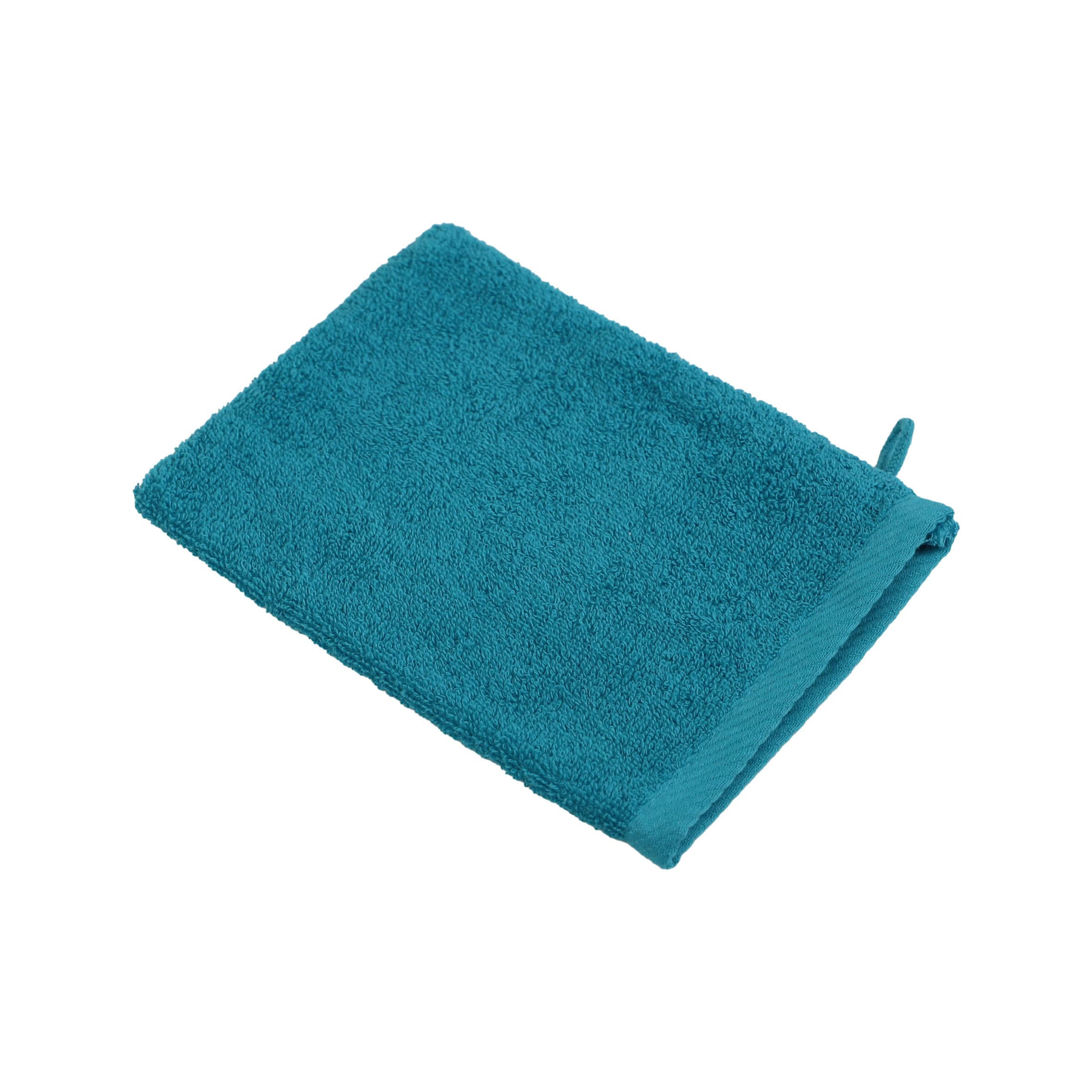 WASCHLAPPEN Quattro Blau 4-teilig  - Blau, Basics, Textil (16/22cm) - Esposa