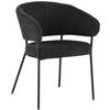 ARMLEHNSTUHL  in Eisen Cord  - Schwarz, LIFESTYLE, Holz/Textil (60/81/60cm) - Livetastic