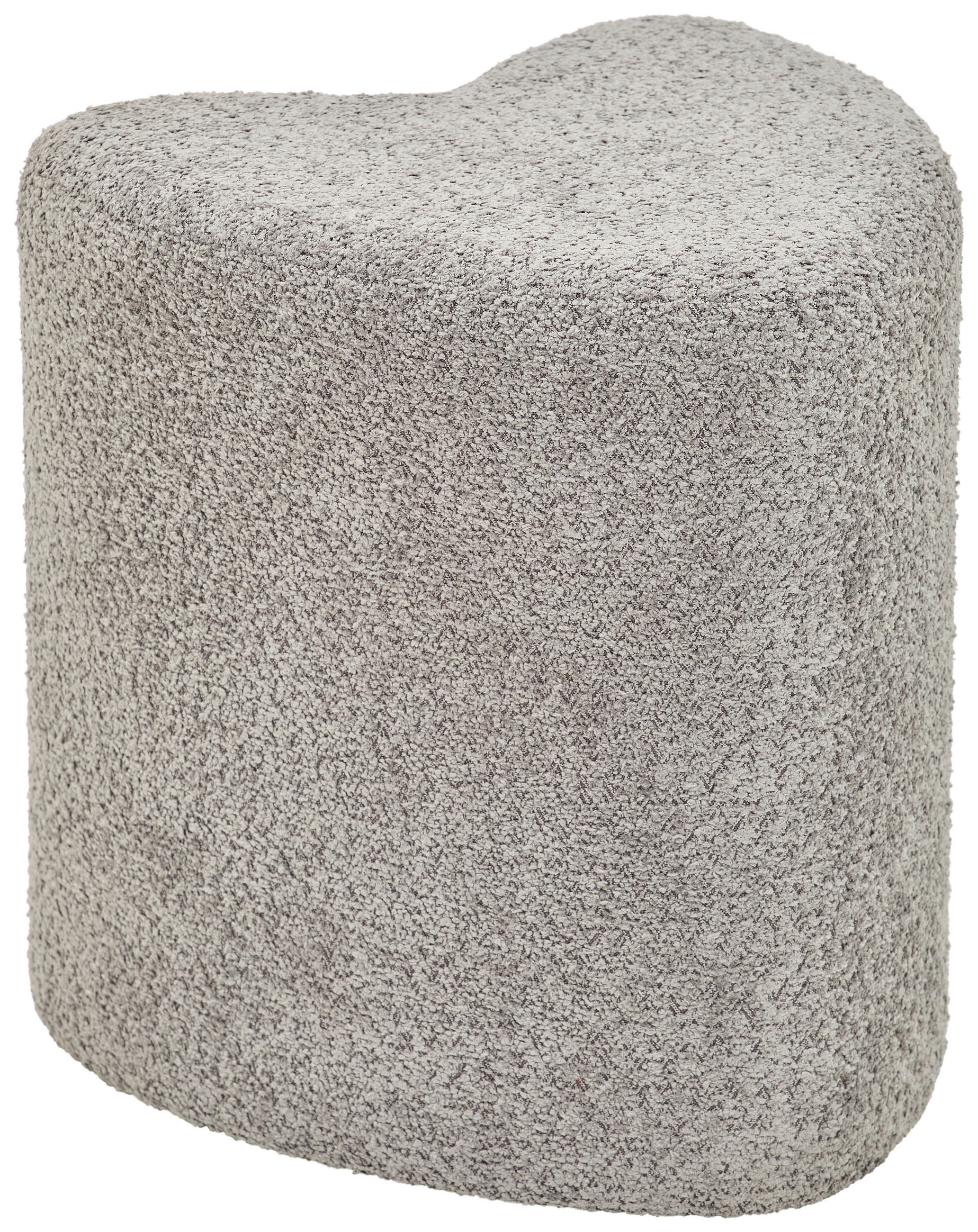 HOCKER Vliesstoff, Bouclé Grau  - Grau, Trend, Textil (41/44/41cm) - Xora