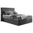 BOXSPRINGBETT 140/200 cm in Schwarz, Silberfarben - Silberfarben/Schwarz, Trend, Holzwerkstoff/Kunststoff (140/200cm) - Carryhome BOXSPRINGBETT 140/200 cm in Schwarz, Silberfarben - Silberfarben/Schwarz, Trend, Holzwerkstoff/Kunststoff (140/200cm) - Carryhome