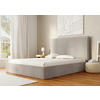 POLSTERBETT Bettkasten, Lattenrost 180/200 cm  in Beige  - Beige/Schwarz, Design, Holz/Textil (180/200cm) - Boxxx