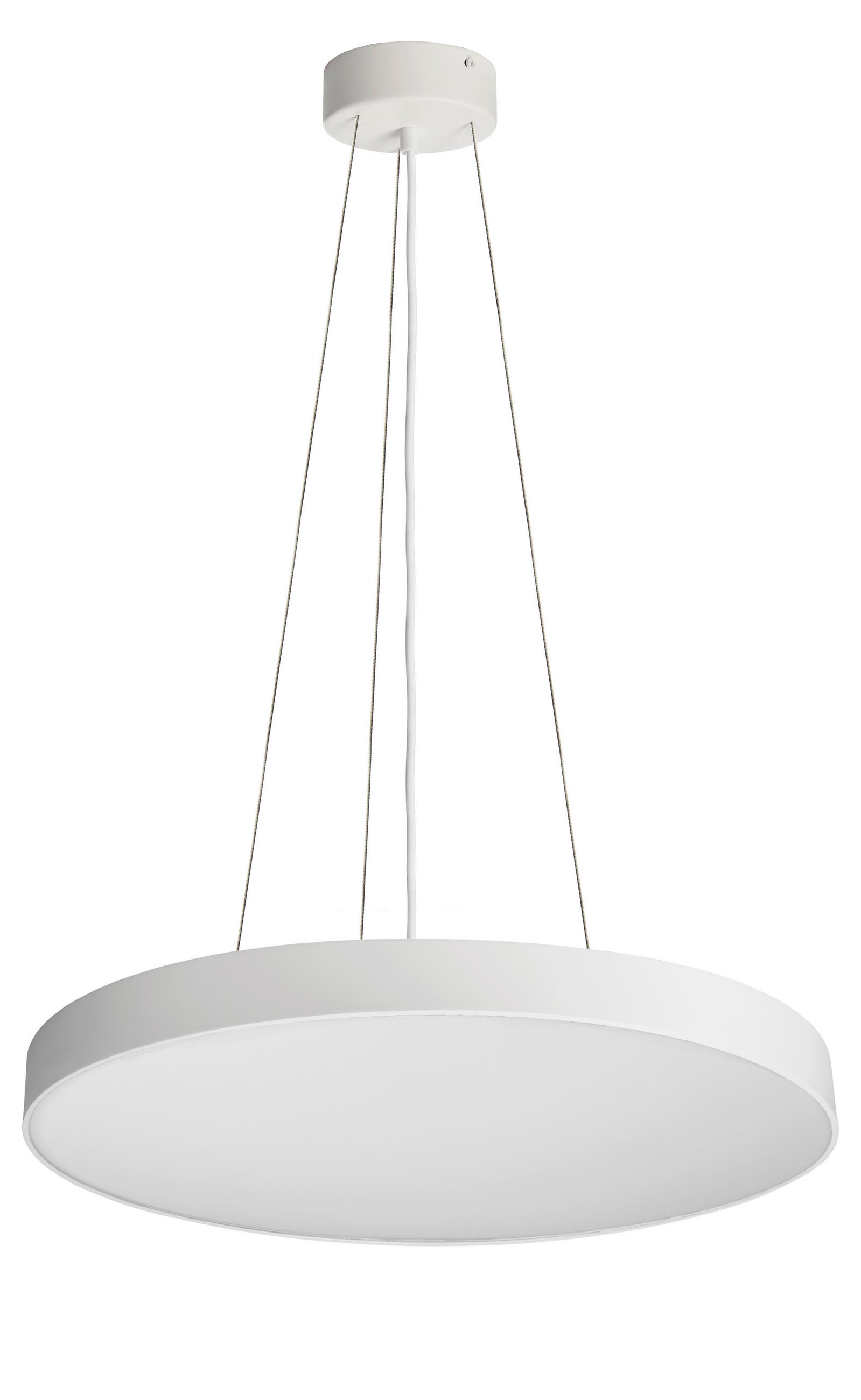 LED-HÄNGELEUCHTE 80/80/300 cm  - Weiß, Design, Metall (80/80/300cm)