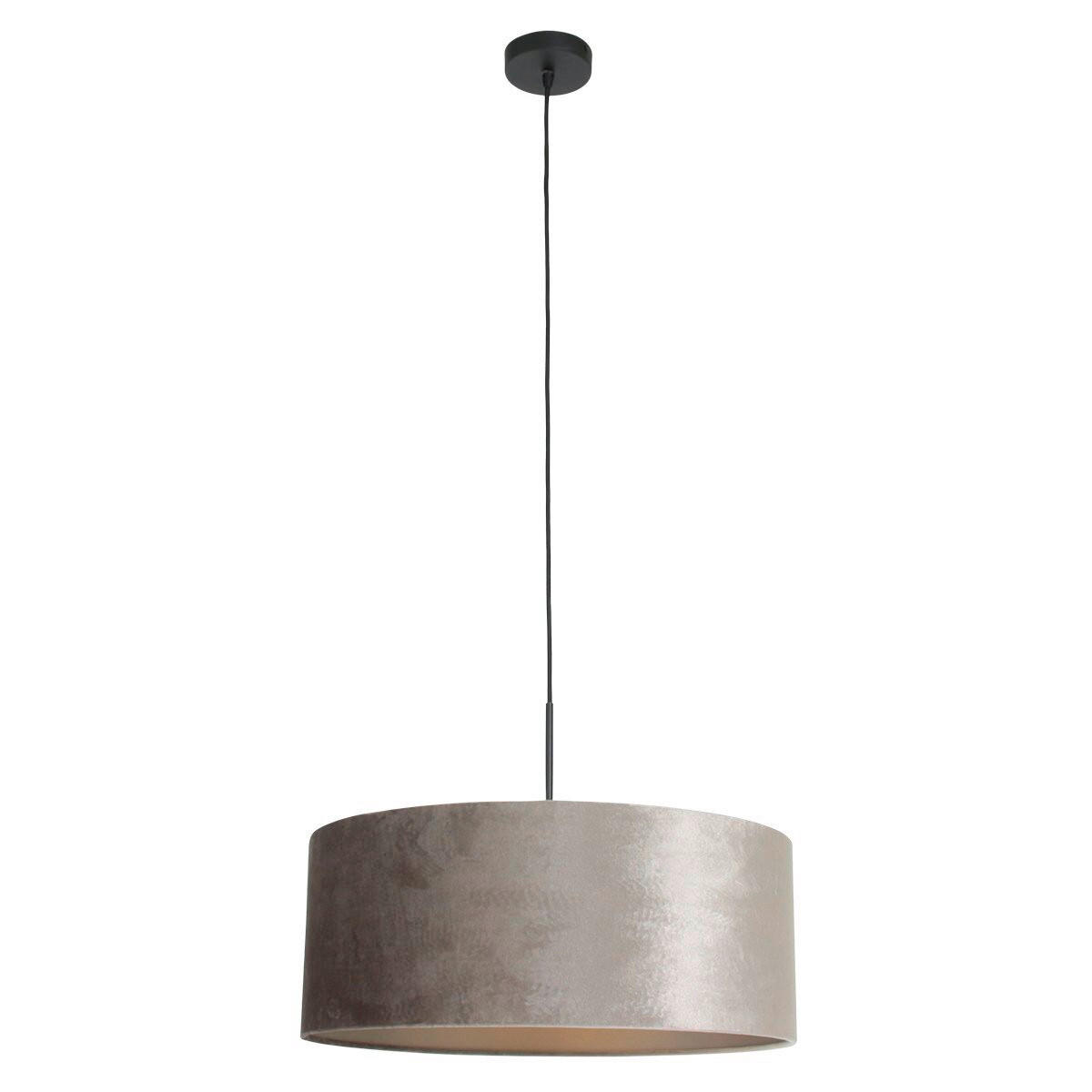 HÄNGELEUCHTE  50/135/50 cm   - Silberfarben, Trend, Leder (50/135/50cm)