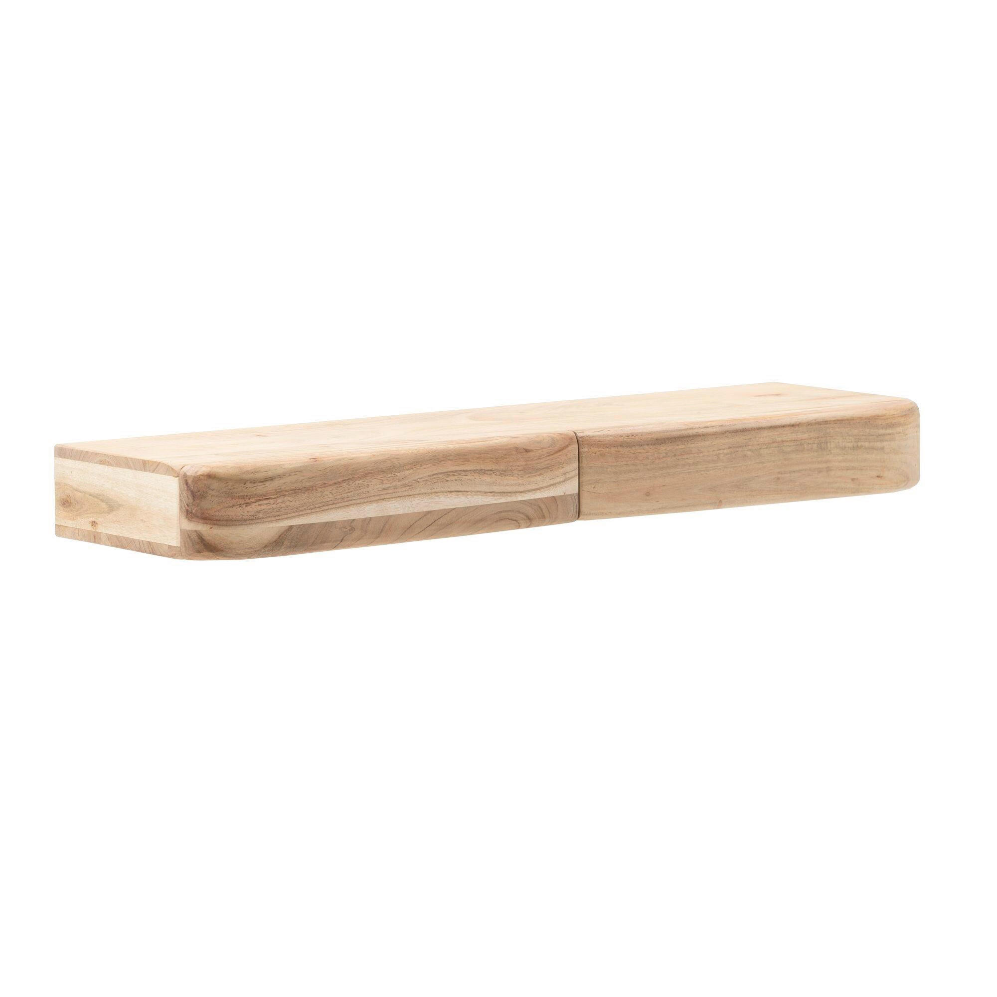 WANDBOARD in 80/8/20 cm Akaziefarben  - Akaziefarben, Design, Holz (80/8/20cm) - Livetastic