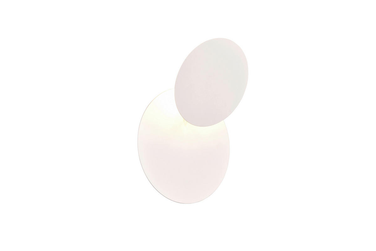 LED-WANDLEUCHTE - Weiss, Design, Metall (18/7,2cm)