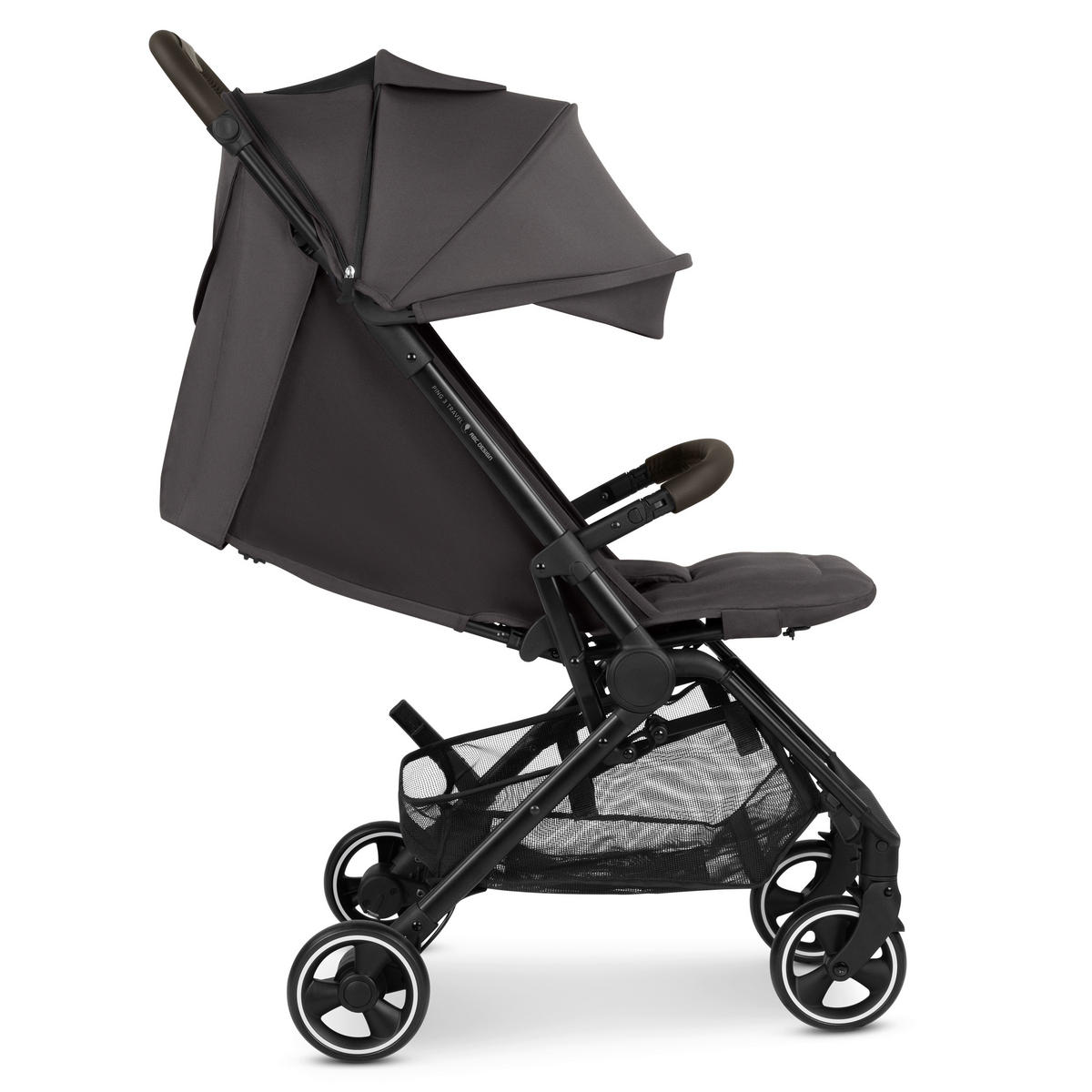 BUGGY Ping 3 Travel  - Dunkelgrau/Schwarz, Basics, Textil/Metall (51/107/81cm) - ABC Design