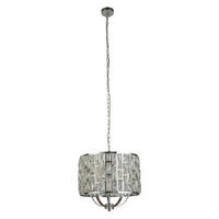 HÄNGLAMPA Bijou 44/150 cm  - kromfärg, Design, metall/glas (44/150cm)