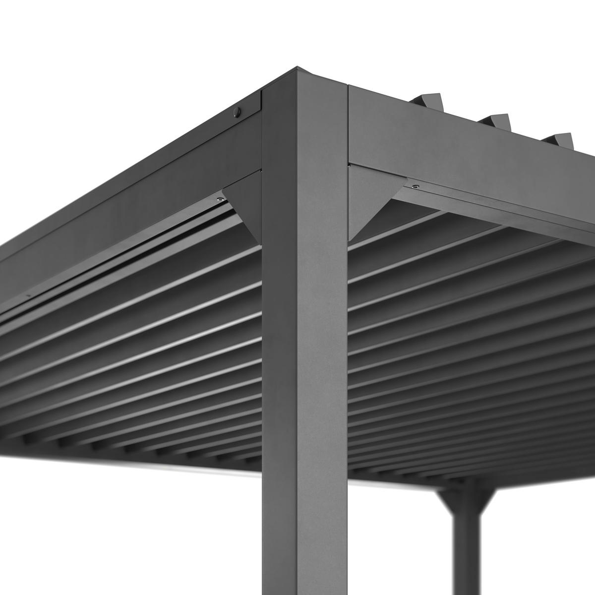 PAVILLON 300/227/300 cm   - Anthrazit, MODERN, Metall (300/227/300cm) - Ambia Garden