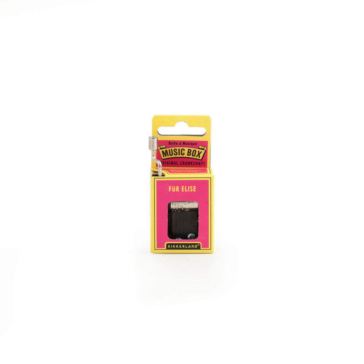 NAŤAHOVACIA HRAČKA S MELÓDIOU - viacfarebná, Konventionell, kov/plast (8,9/3,8/2,5cm) - Kikkerland