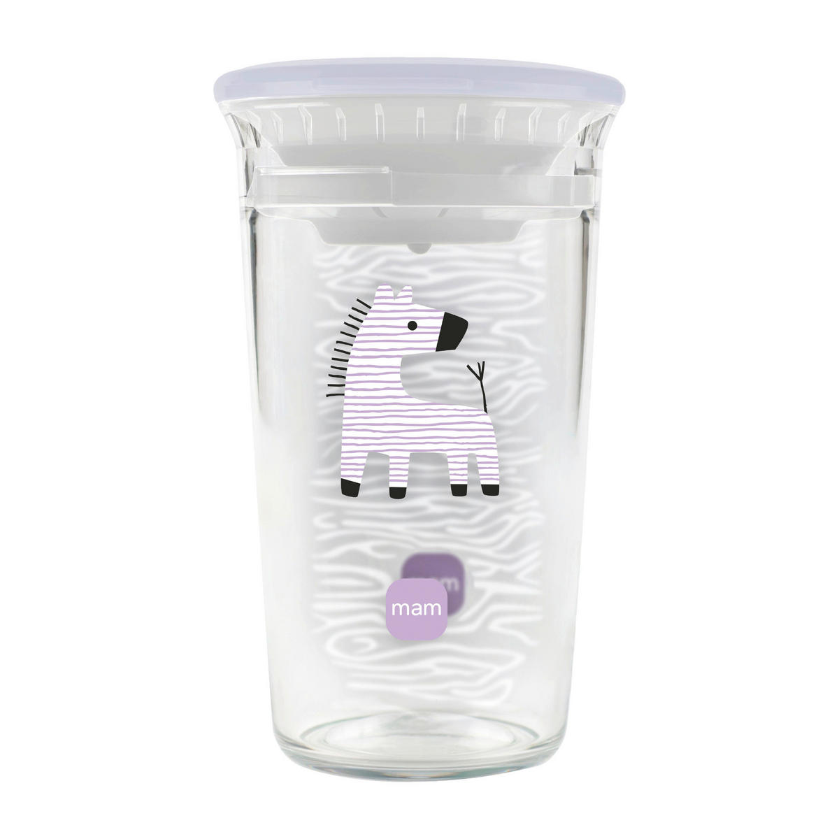 TRINKBECHER  - Lila/Dunkelgelb, Basics, Kunststoff (9,5/22,3/9,4cm) - MAM