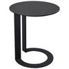 SIDOBORD i metall, glas, keramik 48/48/55 cm  - svart, Design, metall/glas (48/48/55cm) - Dieter Knoll