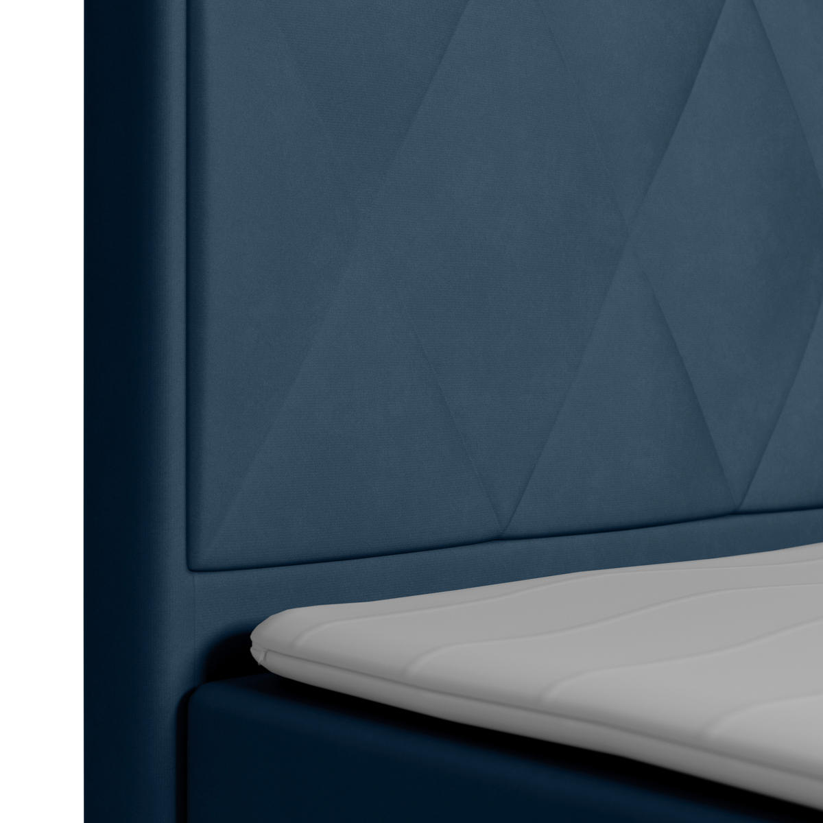 BOXSPRINGBETT 180/200 cm  in Blau  - Blau, Modern, Holz/Kunststoff (180/200cm) - MID.YOU