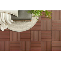 TERRASSENFLIESE Braun 11 Stück  - Braun, Basics, Kunststoff (30/30/2cm) - Ambia Garden