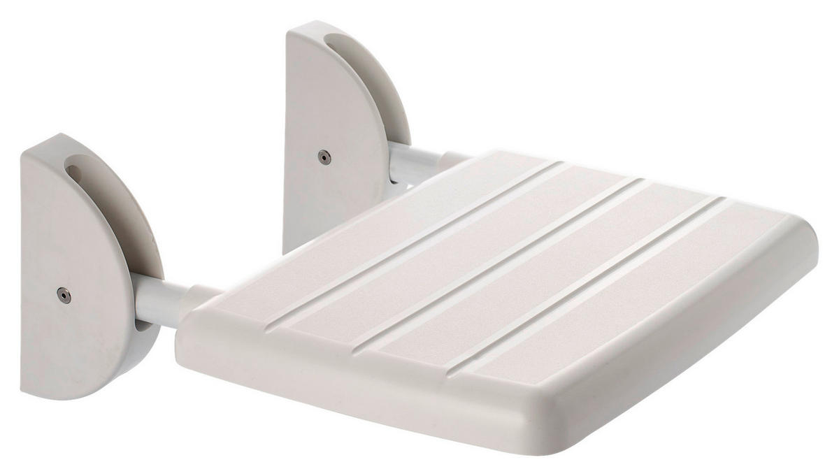 DUSCHHOCKER - Weiss, Basics, Kunststoff/Metall (36/25/0cm)