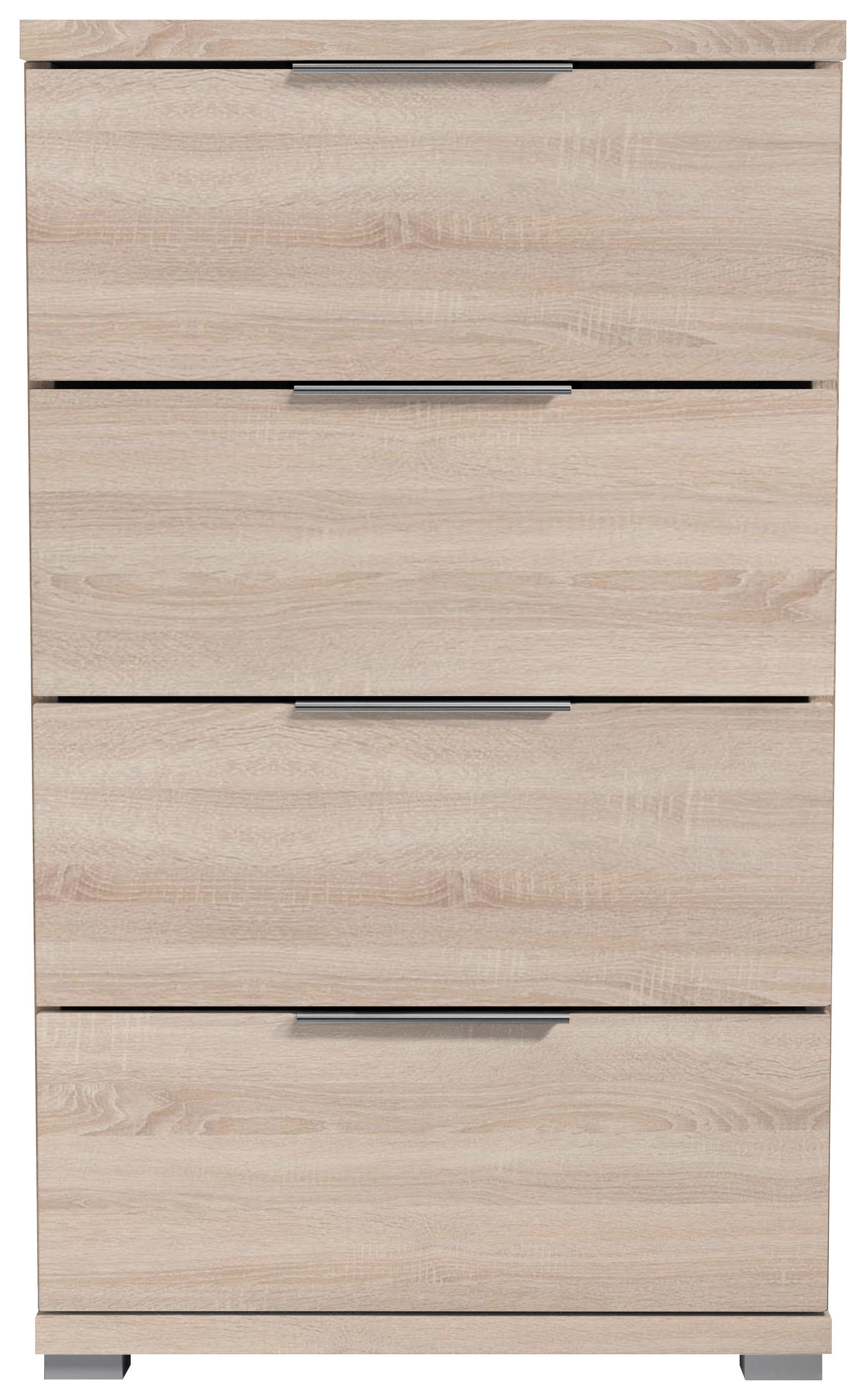 NACHTSCHRANK 46/79/42 cm  - Alufarben/Sonoma Eiche, KONVENTIONELL, Holzwerkstoff/Kunststoff (46/79/42cm) - Boxxx
