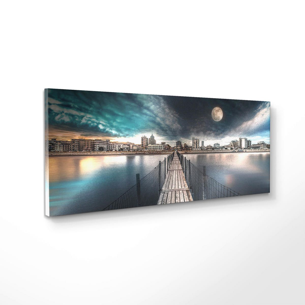 LEINWANDBILD Landschaft & Natur 150/60 cm  - Multicolor, Basics, Holz/Textil (150/60cm)