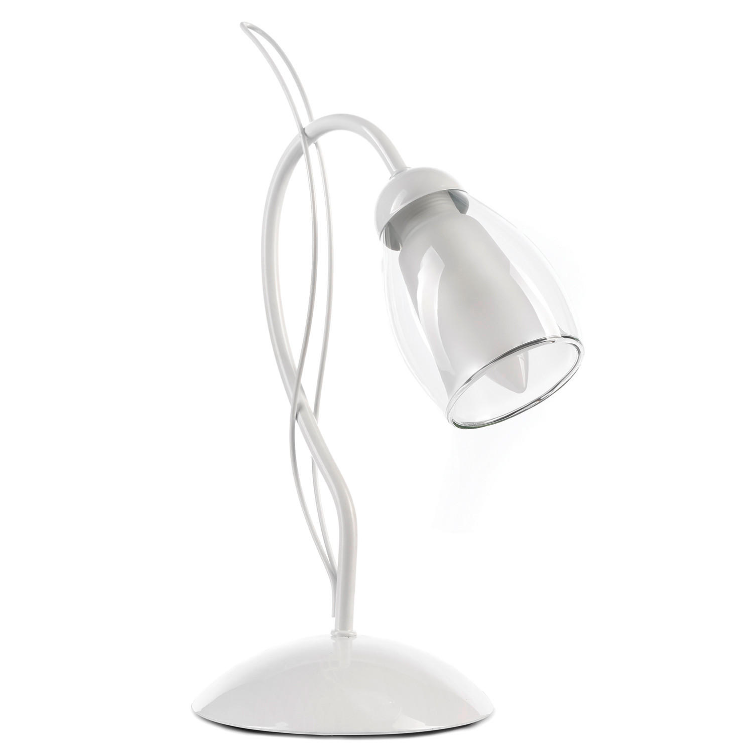 TISCHLEUCHTE ANTRON 25/35/35 cm   - Weiß, Basics, Glas/Kunststoff (25/35/35cm)