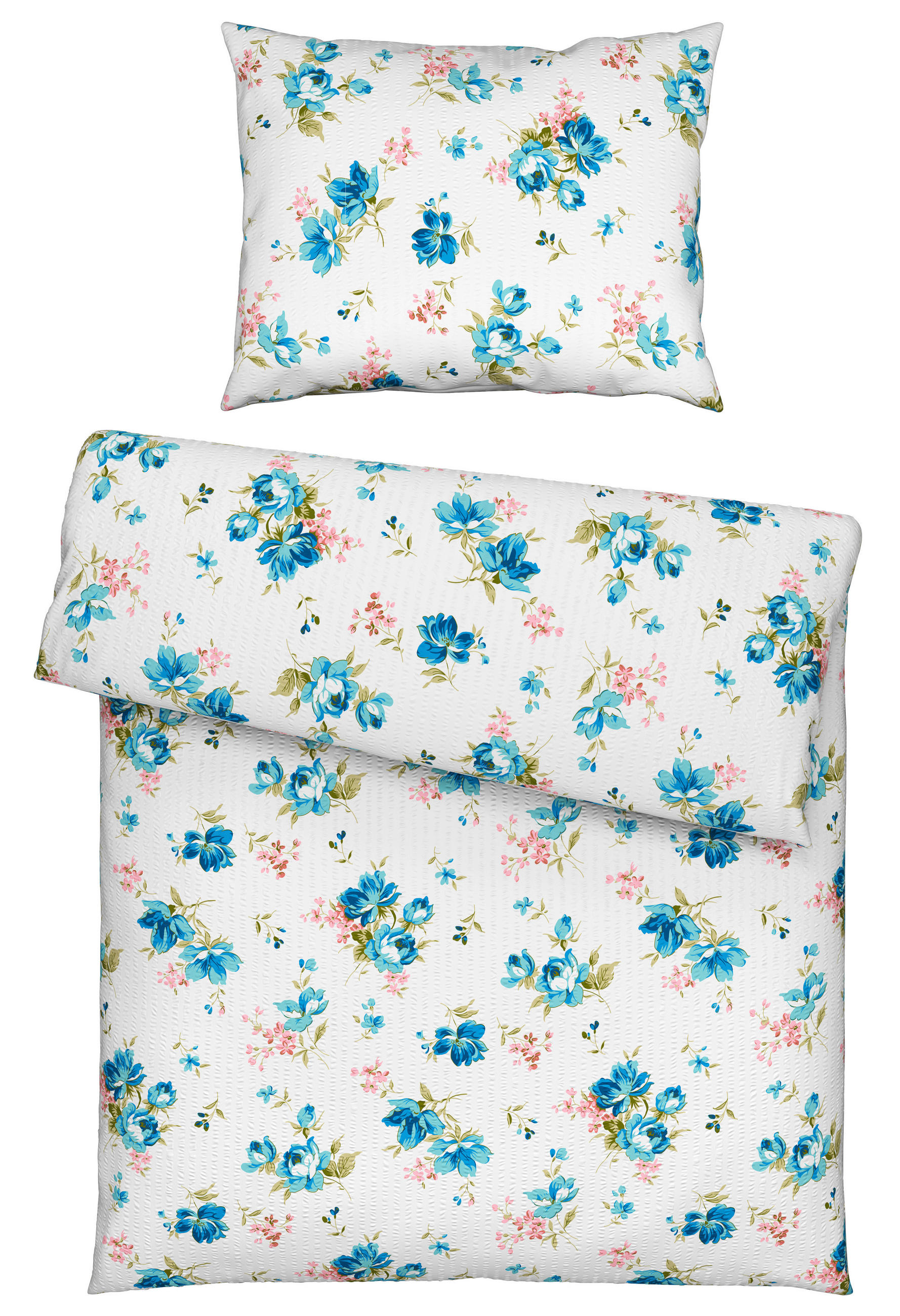 KREPOVÉ OBLIEČKY, seersucker, žltá, tyrkysová, 140/200 cm - žltá/tyrkysová, Basics, textil (140/200cm) - Esposa