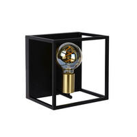WANDLEUCHTE Ruben  22/18/22 cm   - Schwarz, Basics, Metall ( 22/18/22cm) - Lucide