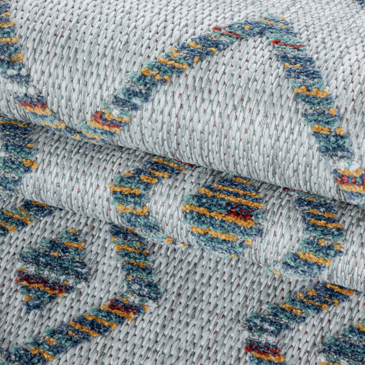 FLACHWEBETEPPICH 200/290 cm Bahama Multicolor  - Multicolor, Design, Textil (200/290cm) - Novel