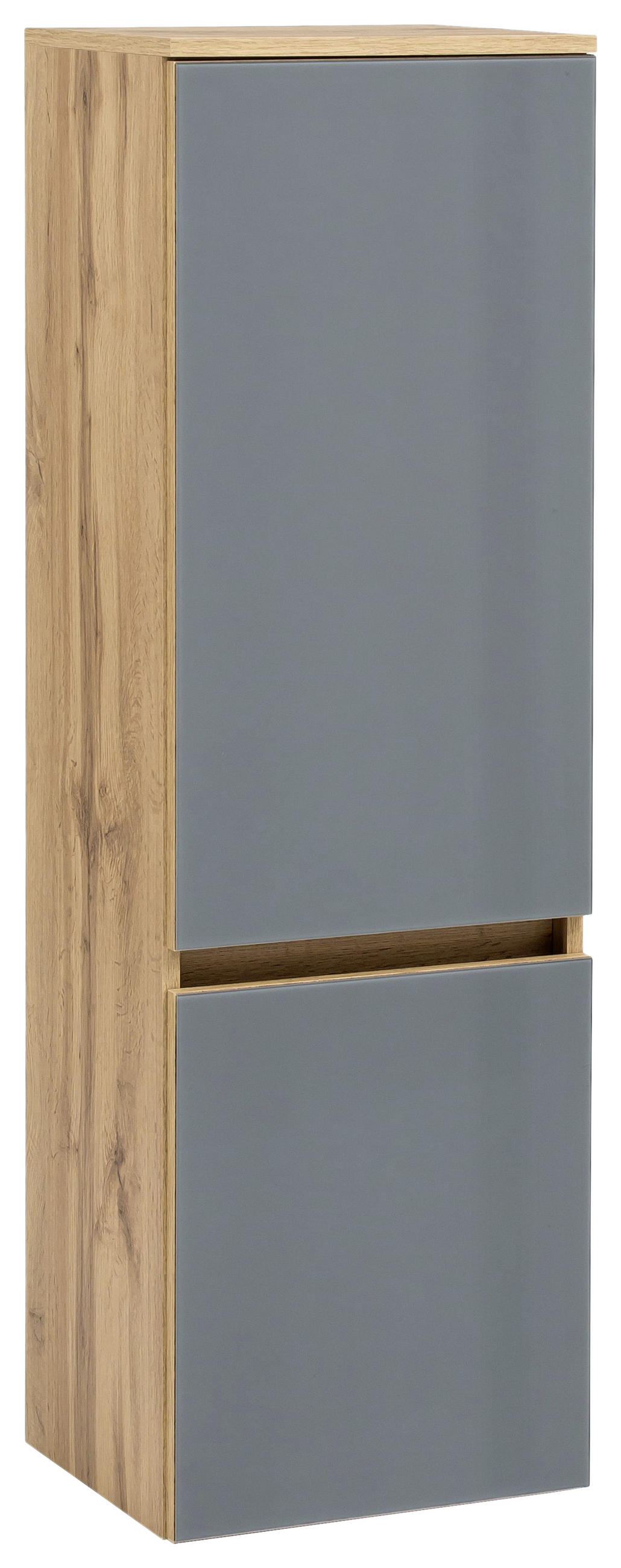 BADEZIMMER  in 160 cm  - Eichefarben/Weiß, KONVENTIONELL, Glas/Holzwerkstoff (160cm) - Held