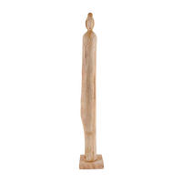 SKULPTUR - Naturfarben, Trend, Holz (14/95/14cm) - Ambia Home