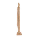 SKULPTUR - Naturfarben, Trend, Holz (14/95/14cm) - Ambia Home