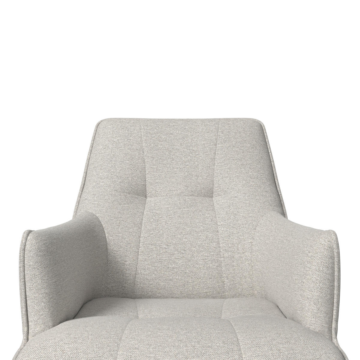 GARTENSTUHL Eisen Sandfarben, Dunkelgrau  - Sandfarben/Dunkelgrau, MODERN, Textil/Metall (58/87/64cm) - Ambia Garden