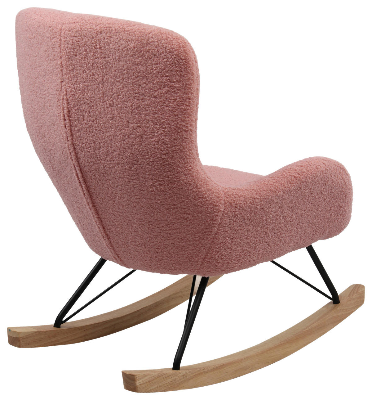 KINDER-SCHAUKELSTUHL - Pink, Basics, Holz/Textil (55/70/63cm) - Livetastic