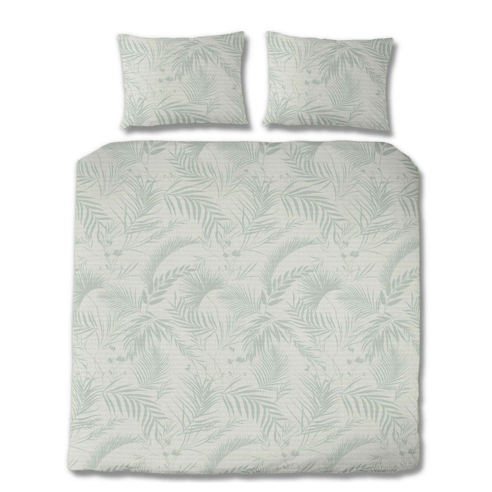 BETTWÄSCHE Seersucker 200/200 cm  - Salbeigrün, KONVENTIONELL, Textil (200/200cm) - Florella