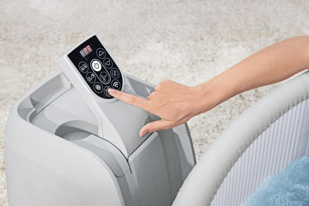 WHIRLPOOL VANCOUVER 60027 155/60 cm  - Weiß/Grau, Basics, Kunststoff (155/60cm) - Bestway