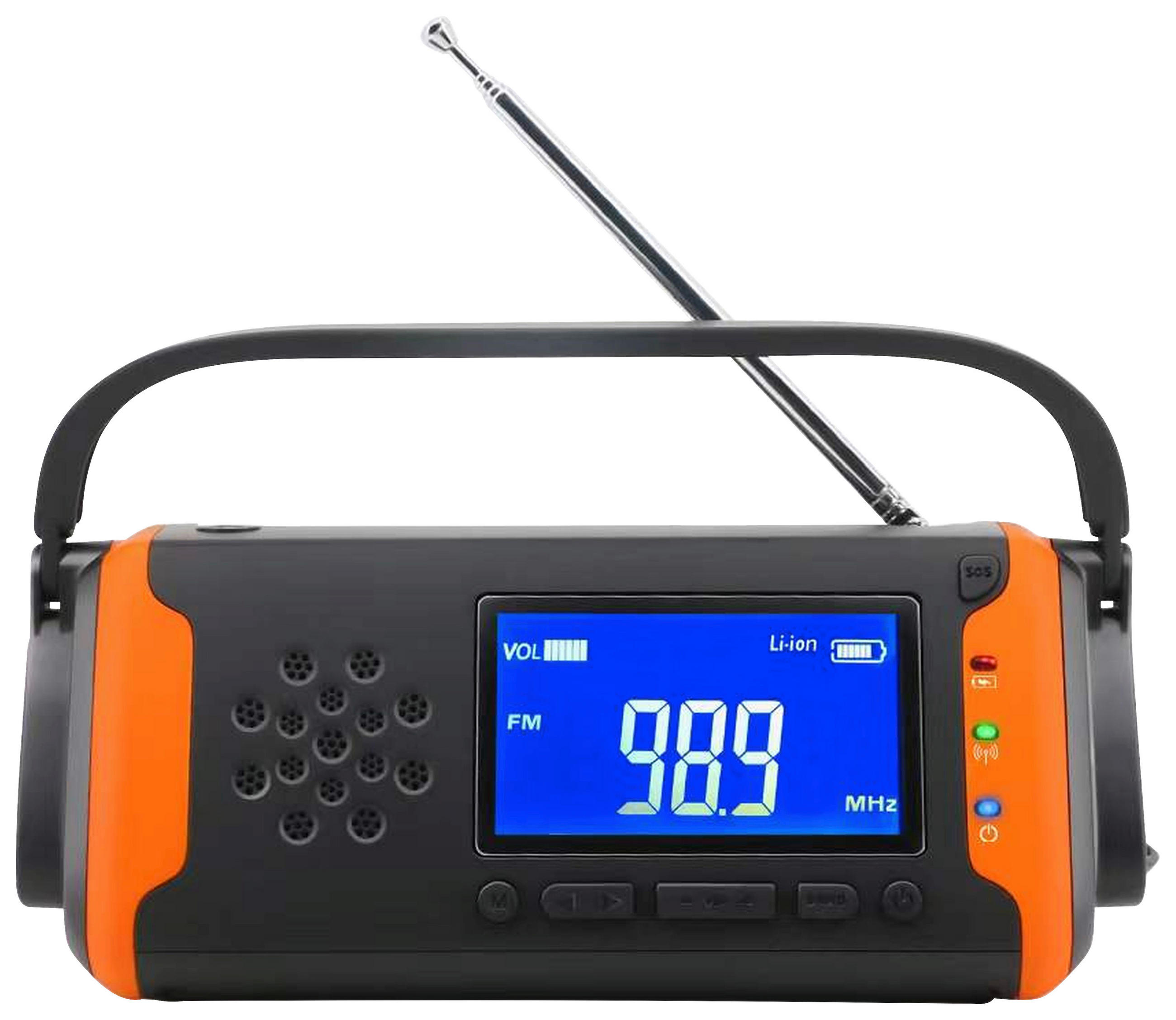 RADIO NABO EMERGENCY TWO - Orange, KONVENTIONELL, Kunststoff/Metall (21,2/9/8cm) - Nabo